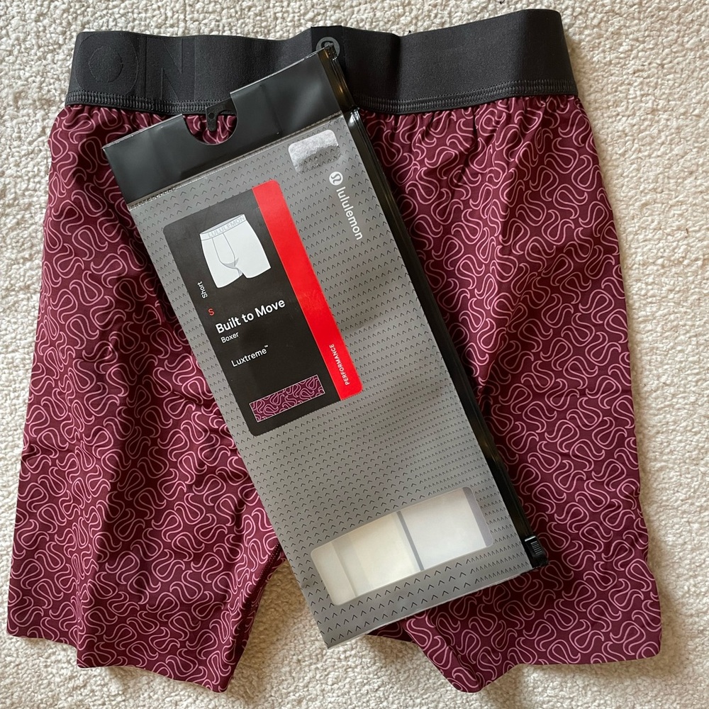 Lululemon Built to Move Boxer size small